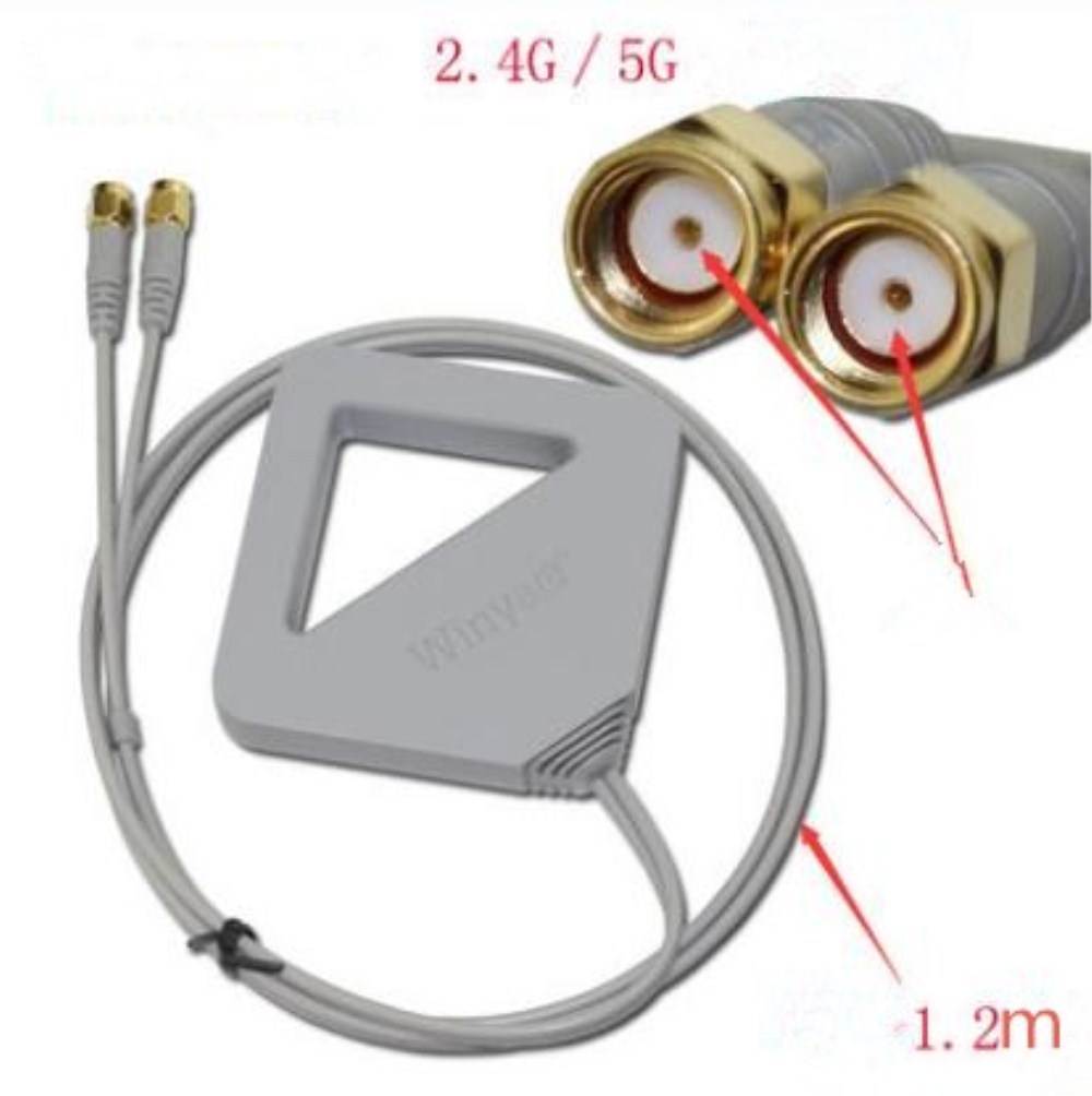 6Dbi Desktop Wireless Antenna for Dual Brand 300M + 867M 2.4G / 5G Desktop Network Card Directional Antenna