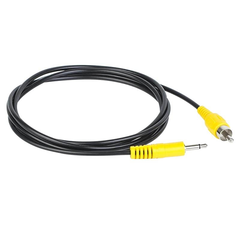 5Ft 3.5mm 1/8 inch Mono Male Plug to RCA Male Jack Audio Cable Cord Gold Plated 1.5m