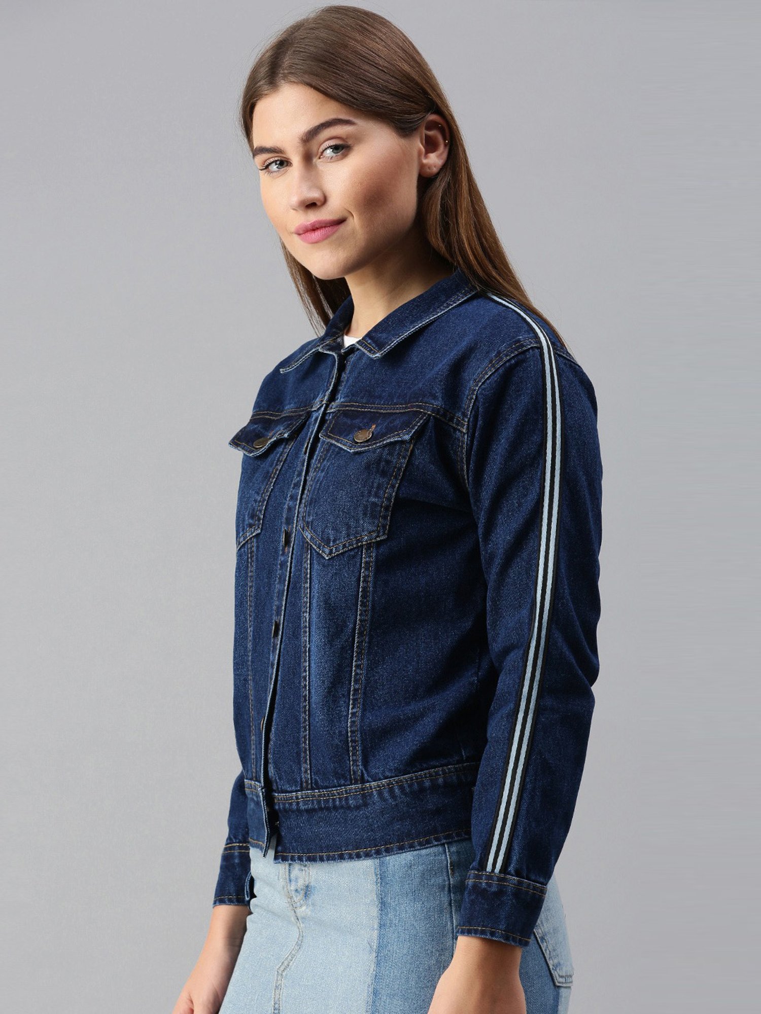 VOXATI Blue Regular Fit Jacket