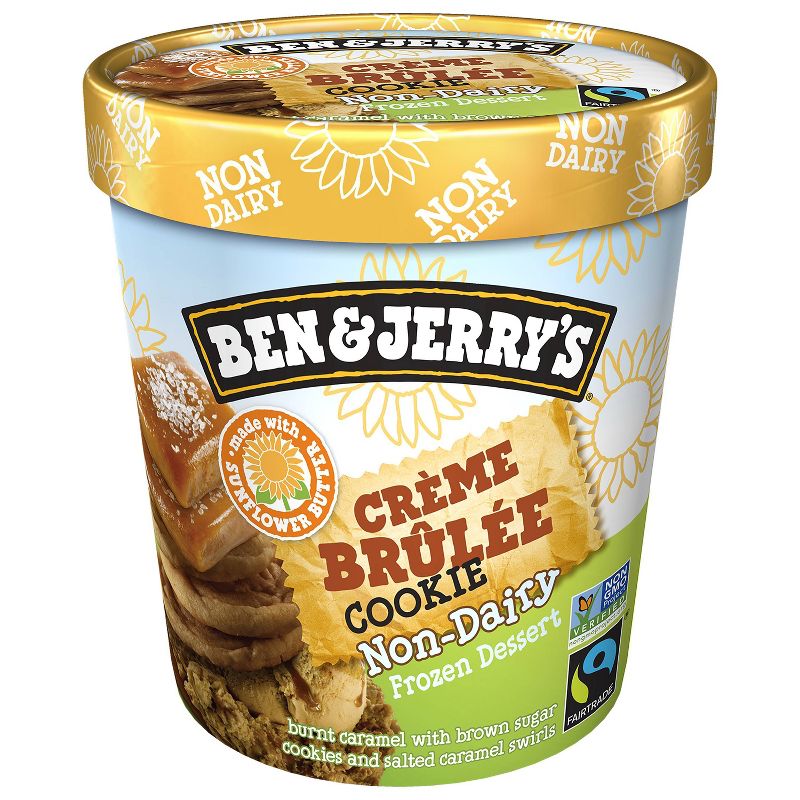 Ben & Jerry's Non Dairy Ice Cream Cream Brulee - 16oz