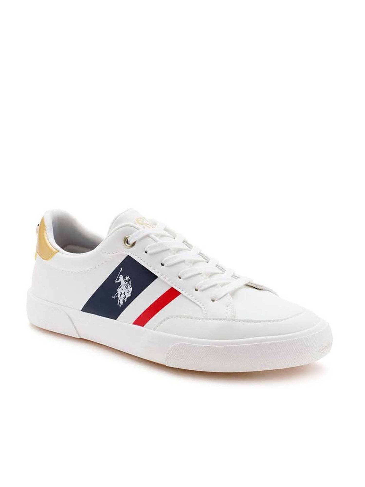 U.S. Polo Assn. Women's White Sneakers