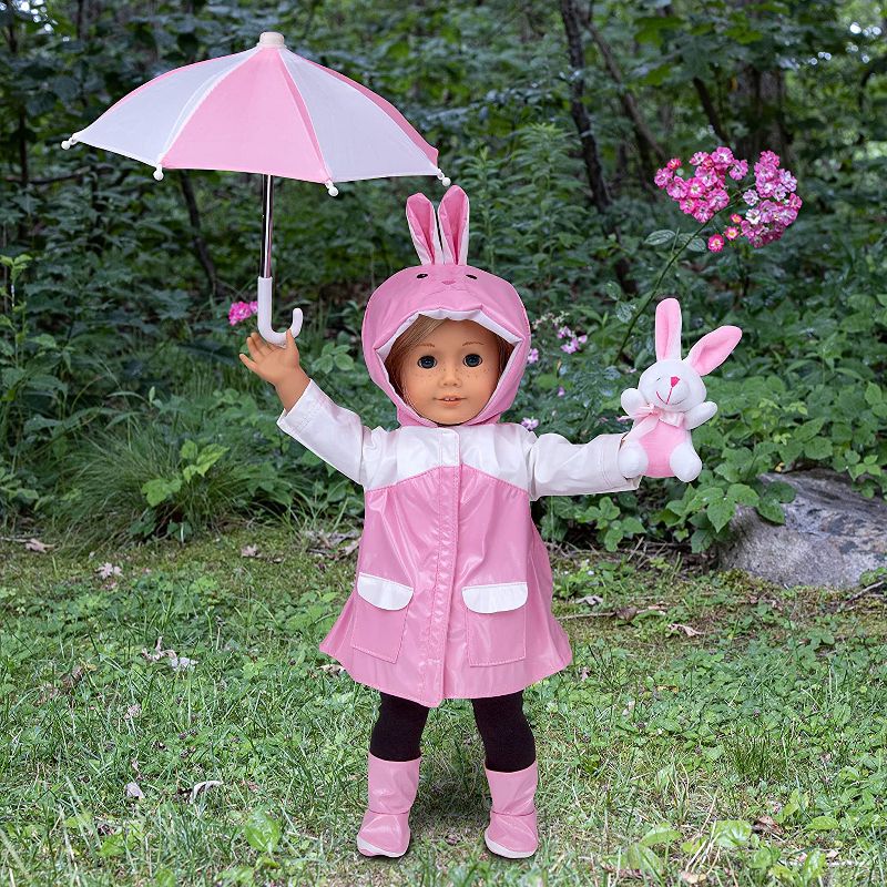 Dress Along Dolly Easter Bunny Rain Outfit for American Girl Doll