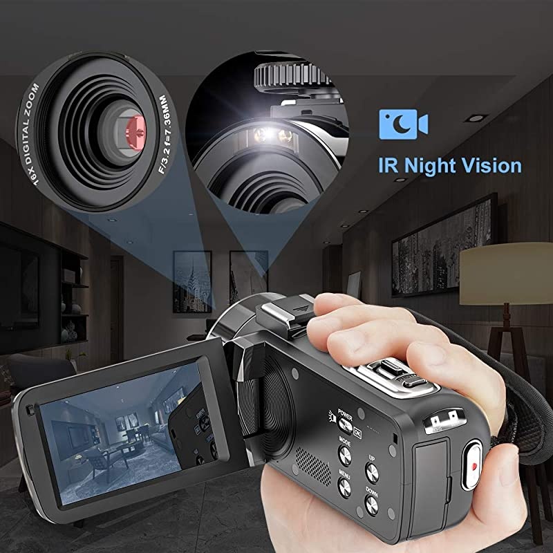 Panasonic HC-VX981K 4K UHD Camcorder with 4K Photo Wi-Fi w/Premium Acc Bundle