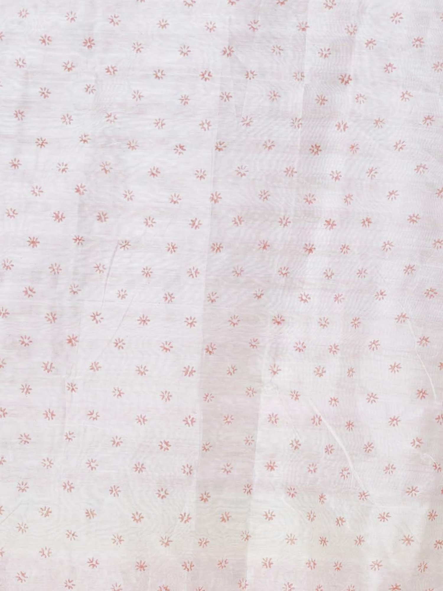 Unnati Silks Pink Printed Saree With Unstitched Blouse