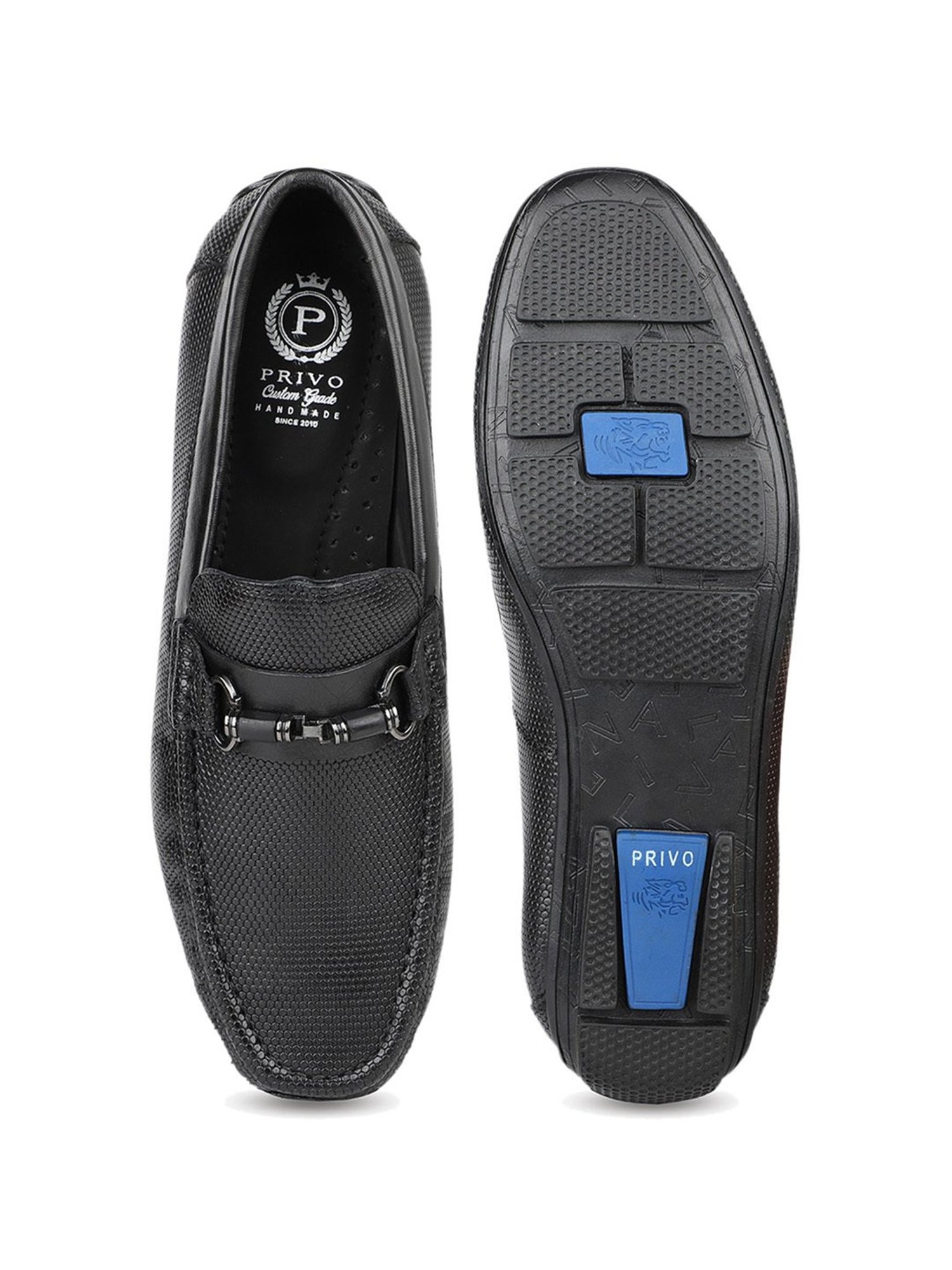 Privo by Inc.5 Men's Black Casual Loafers