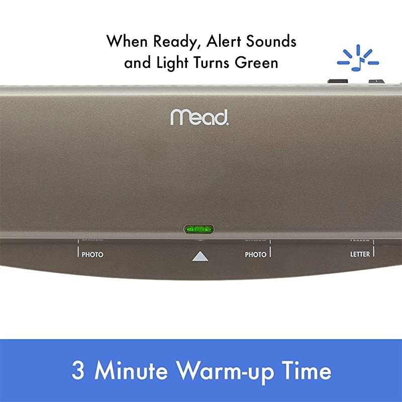 Laminator Thermal HeatSeal PRO Lamination Machine 95 Max Width includes EZAlign Laminating Sheets Pouches M1701842 White Gray 3 x 145 x 5