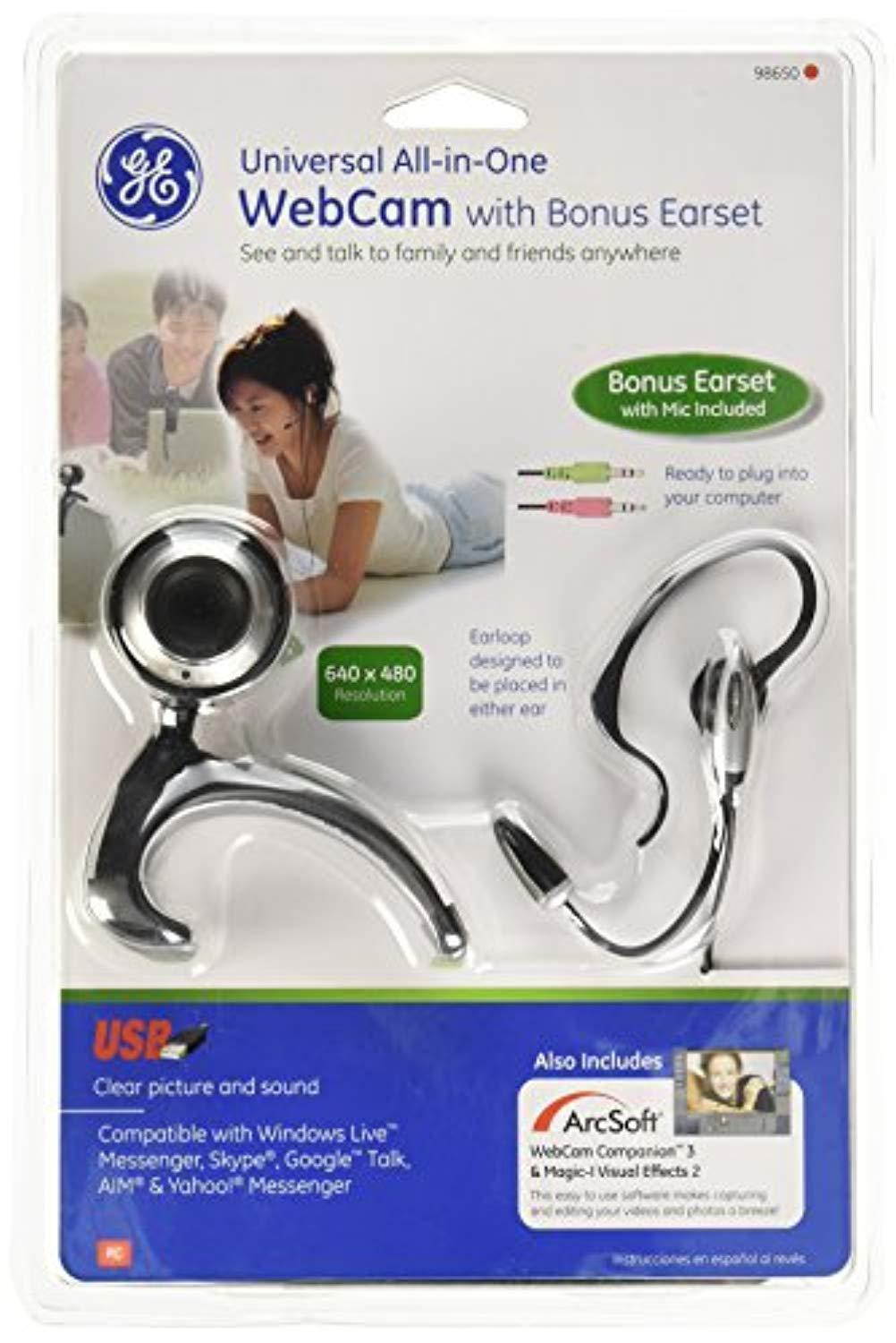 ge 98650 webcam and headset kit