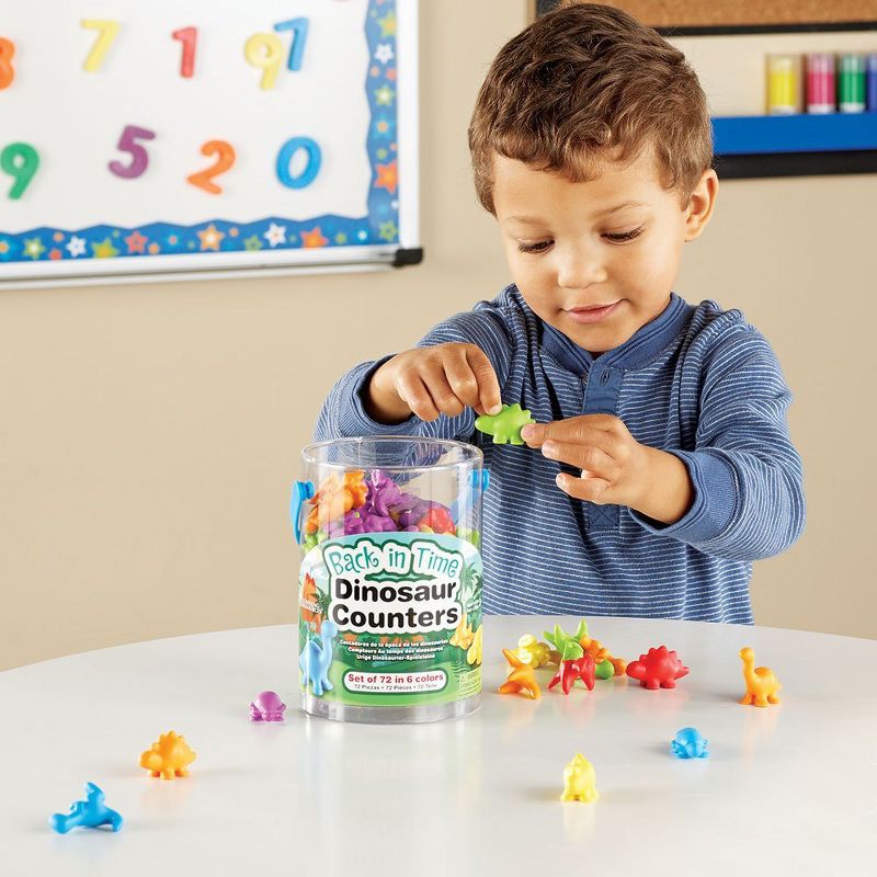 Learning Resources Back In Time Dinosaur Counters, Ages 5+