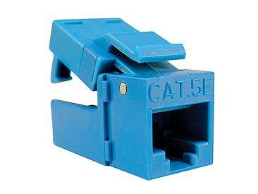 Platinum Tools 705BL-1 EZ-SnapJack Cat.5e Connector - Blue