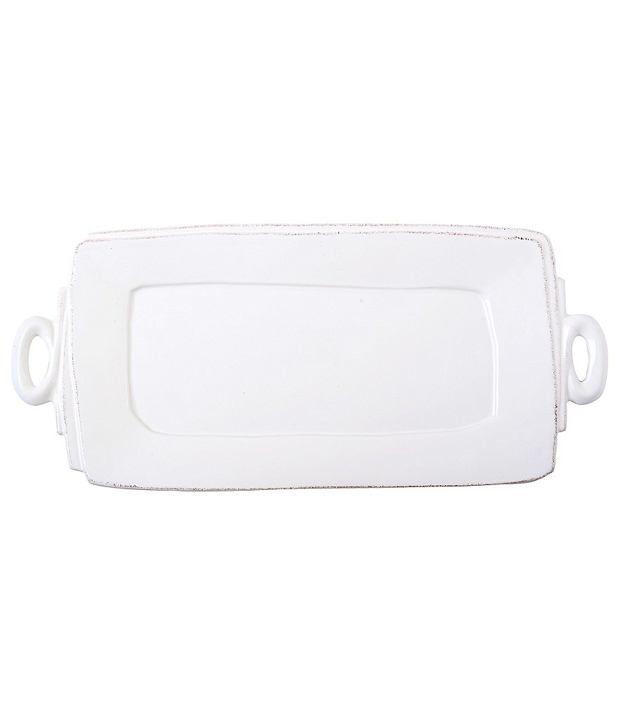 VIETRI Lastra Handled Rectangular Platter