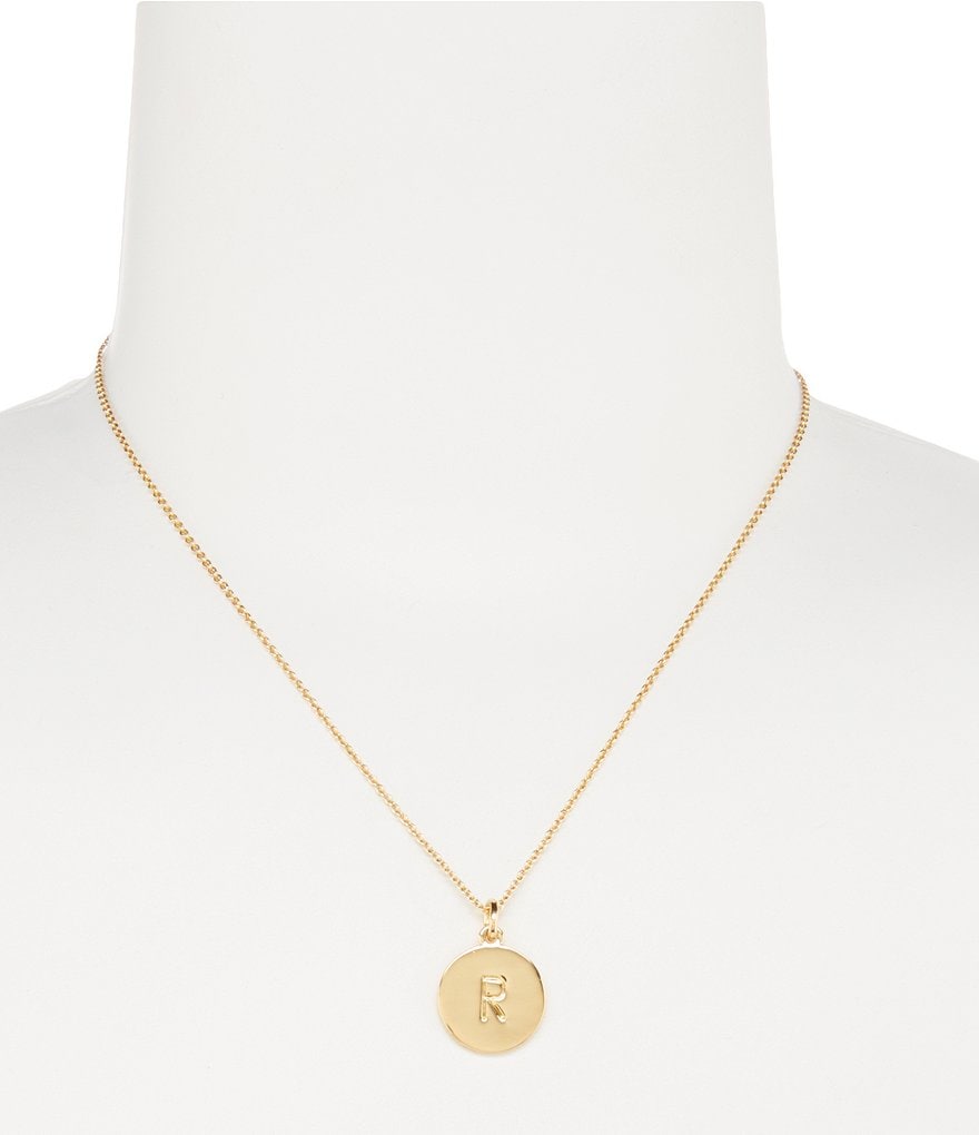 kate spade new york #double;One In A Million#double; Initial Necklace