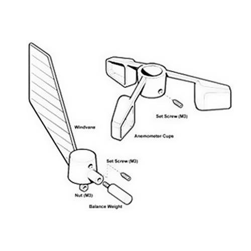 RAYMARINE E28081 WINDVANE/CUPS