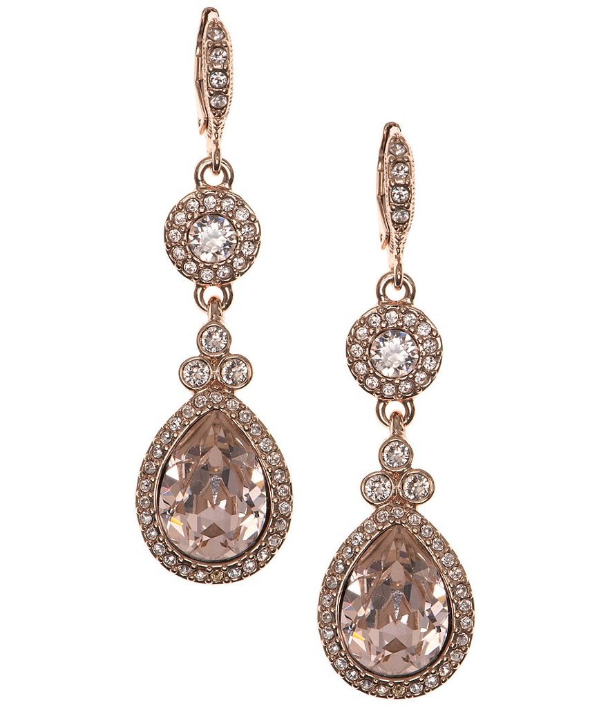 Givenchy Crystal Drop Earrings