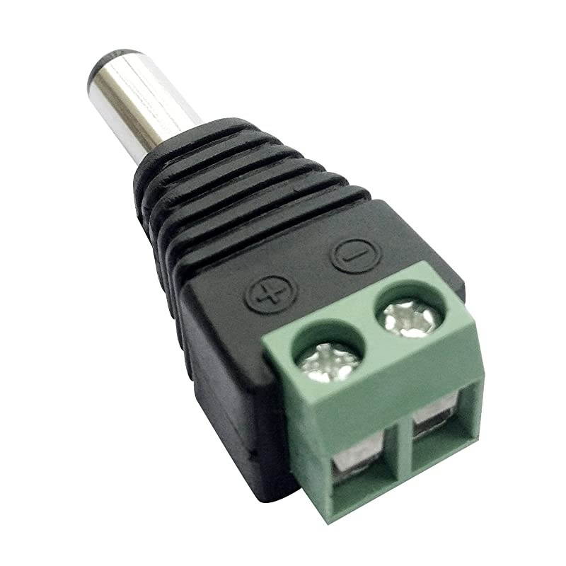Male and Female 12v DC Power Jack Adapter Connector for Led Strip CCTV Camera