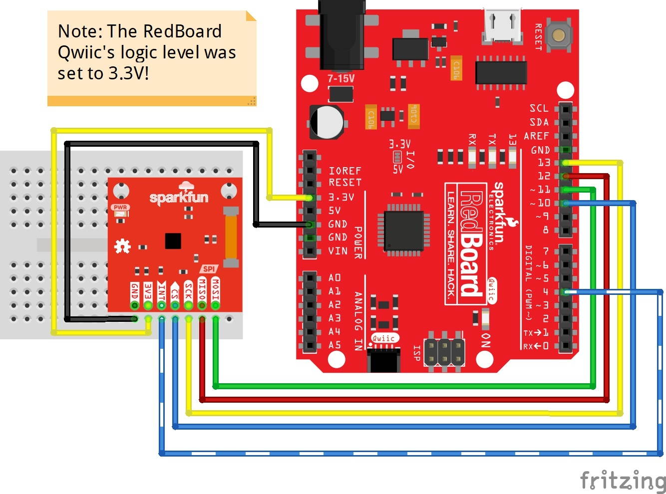 SparkFun Lightning Detector - AS3935 Add Lightning detection to your weather station Programmable detection level Distance to storm estimator Indoor-Outdoor setting SPI Interface 3.3V logic Small size