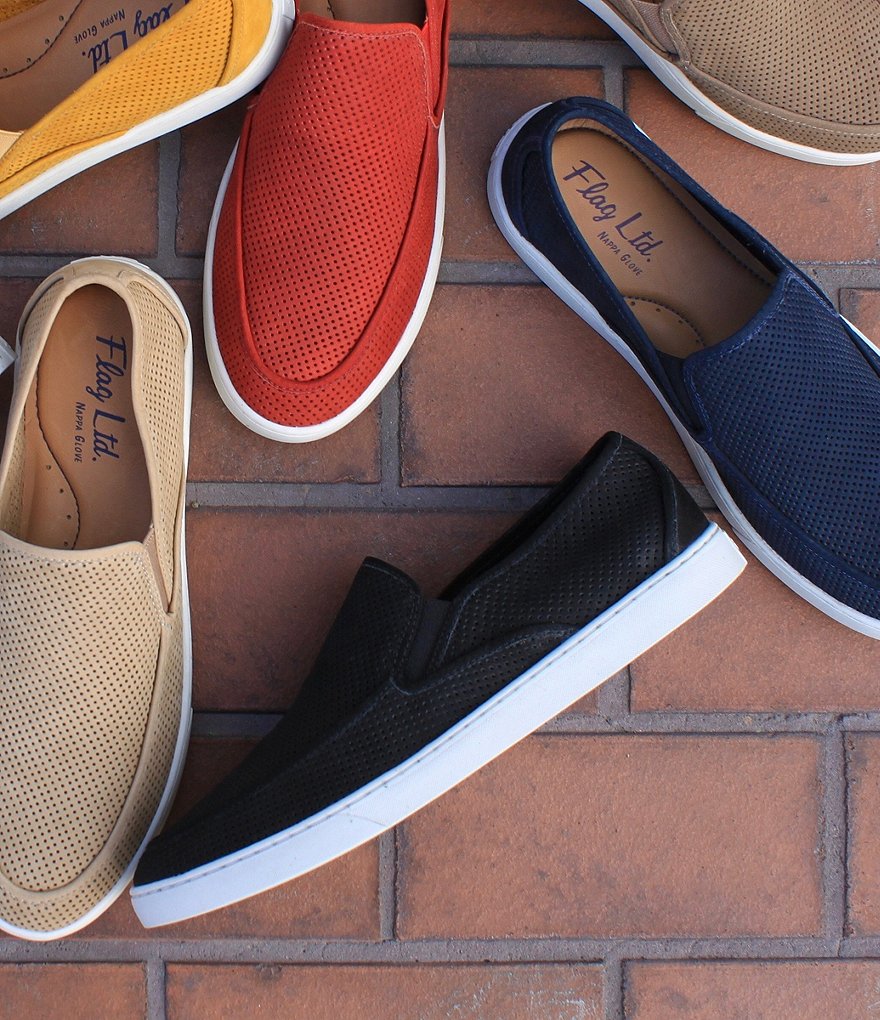Flag LTD. Men's Belmont Perf Gore Slip-Ons