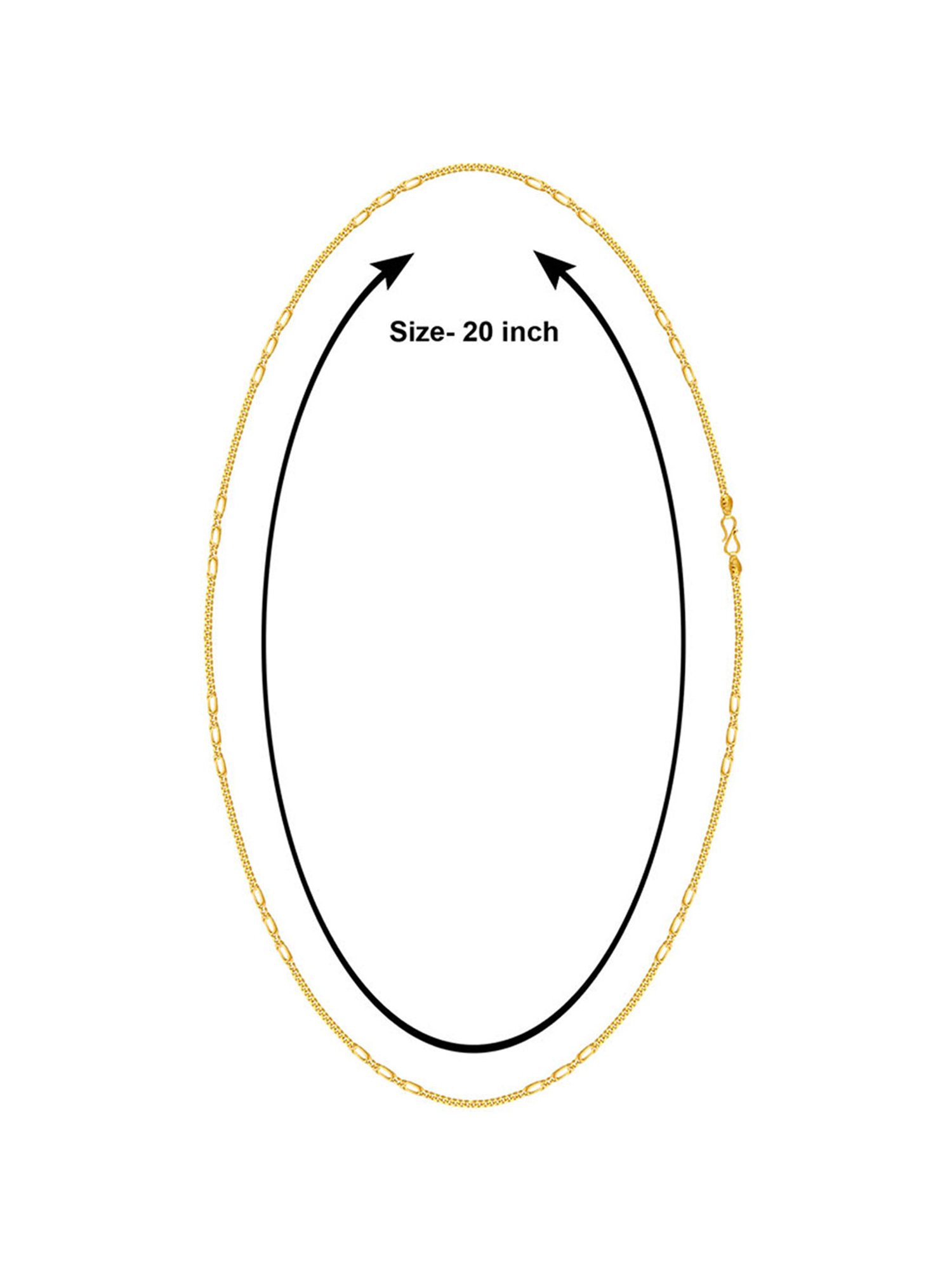 P.C. Chandra Jewellers 22k Gold Chain for Women