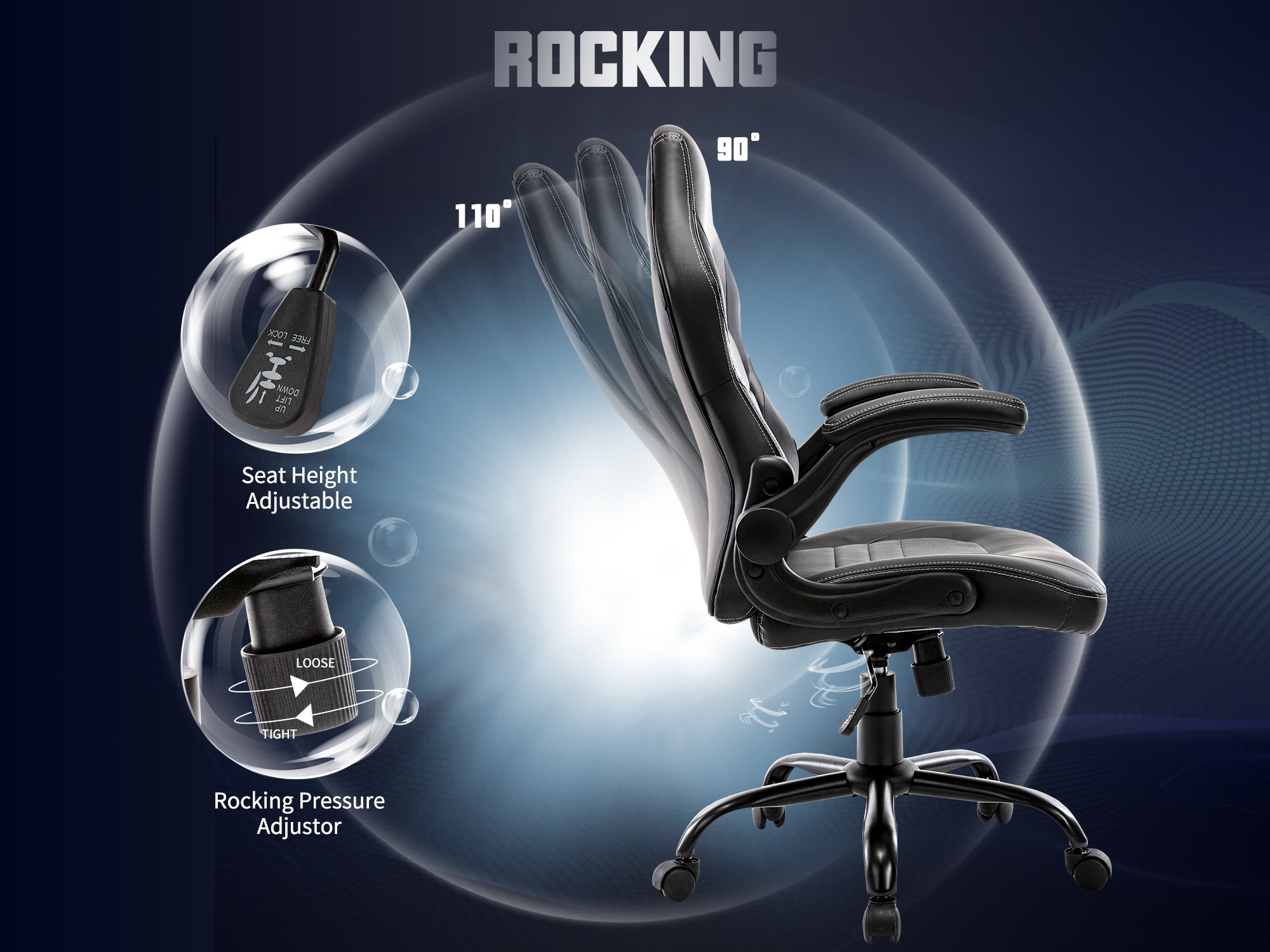 STARSPACE Cost-effective Gaming Chair Durable And Comfortable Ergonomic Adjustable Racing Game Desk Chair