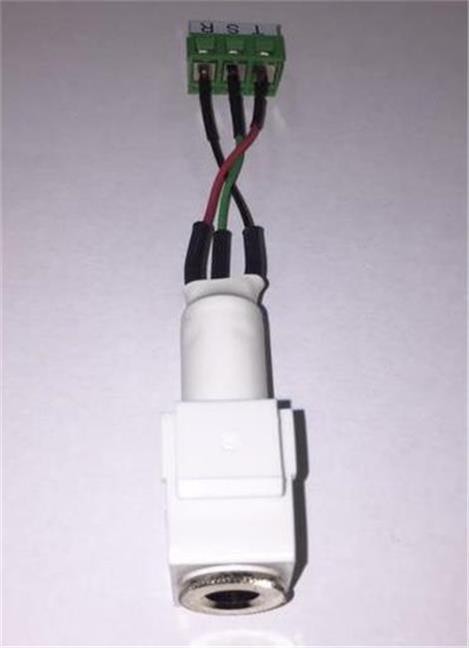 Certicable Hospital Nurse Call Outlet 1/4" inch Audio Stereo Keystone Jack Female To Screw Terminal