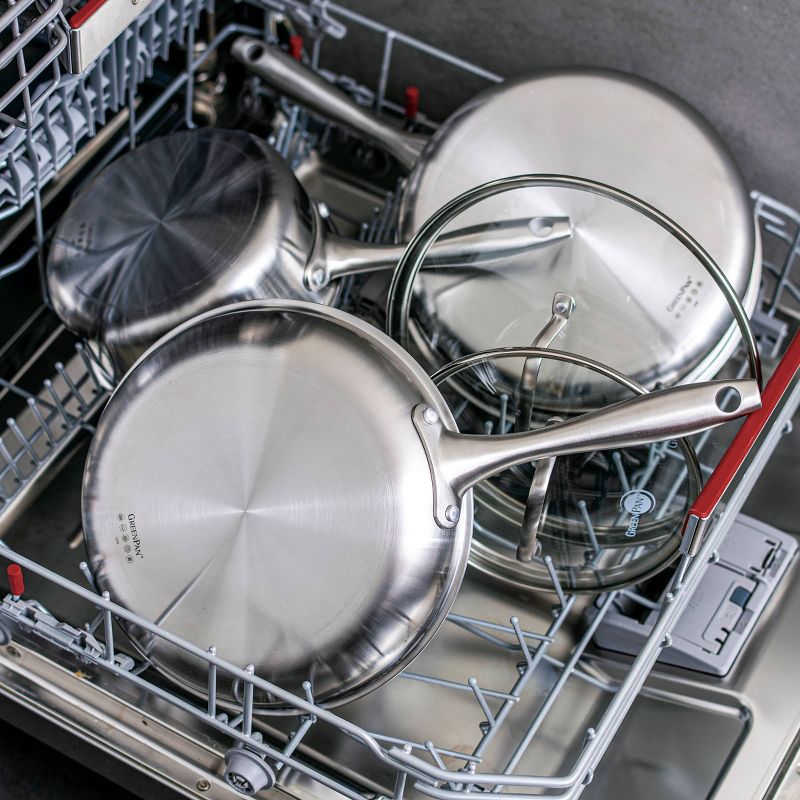 GreenPan Greenwich  10pc Stainless Steel Cookware Set