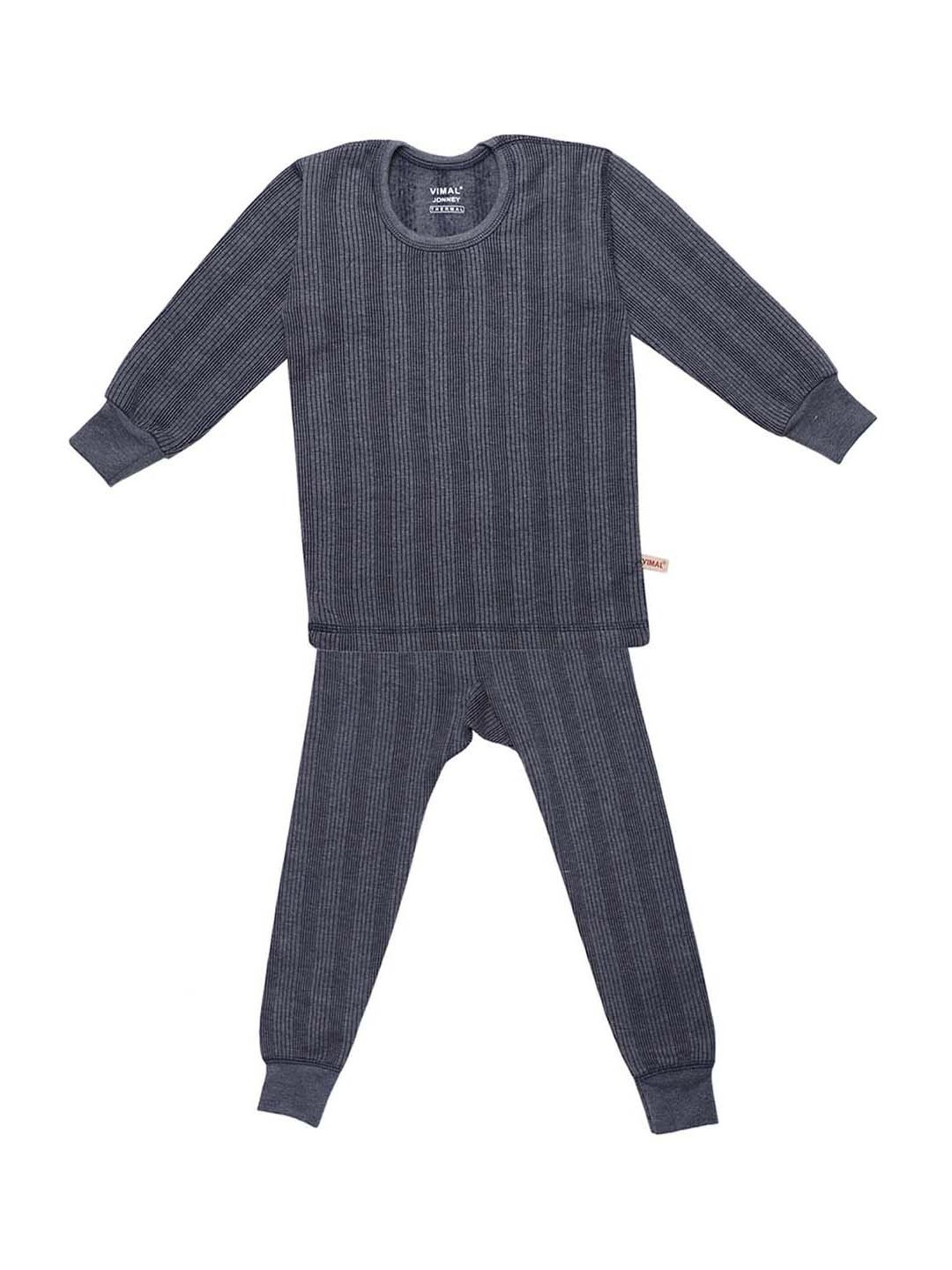 Vimal Jonney Kids Multicolor Regular Fit Thermal Set - Pack of 2
