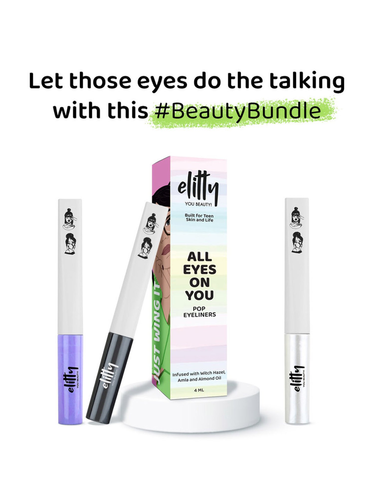 Elitty Eye Gotta Feeling Daydream Eyeliner Combo - Pack of 3