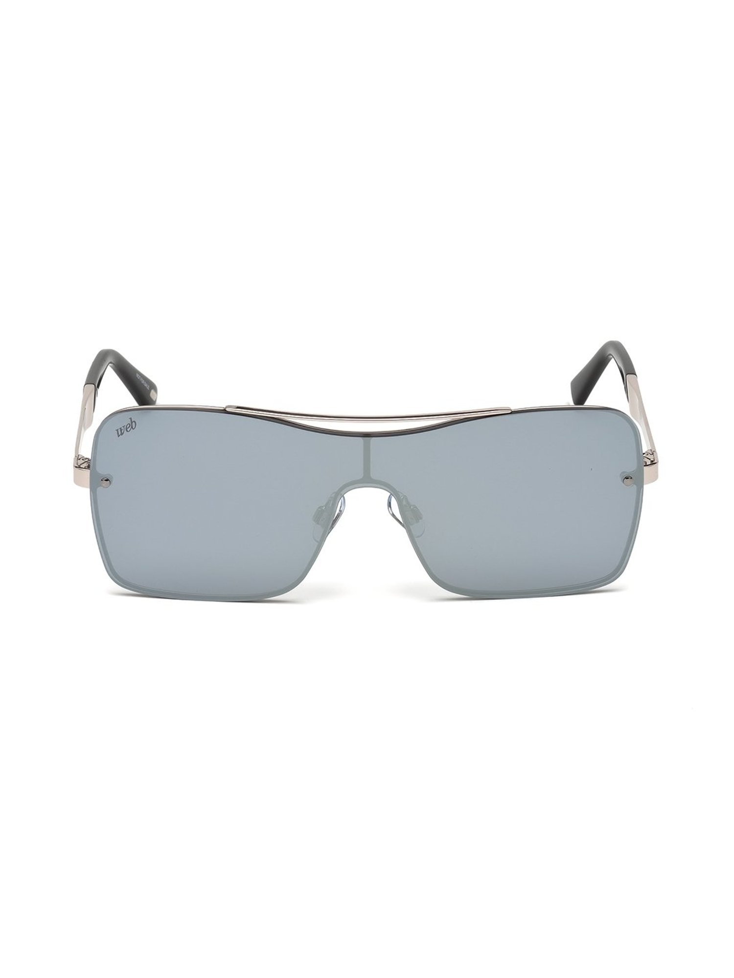 WEB EYEWEAR Grey Square Sunglasses Designed in Italy