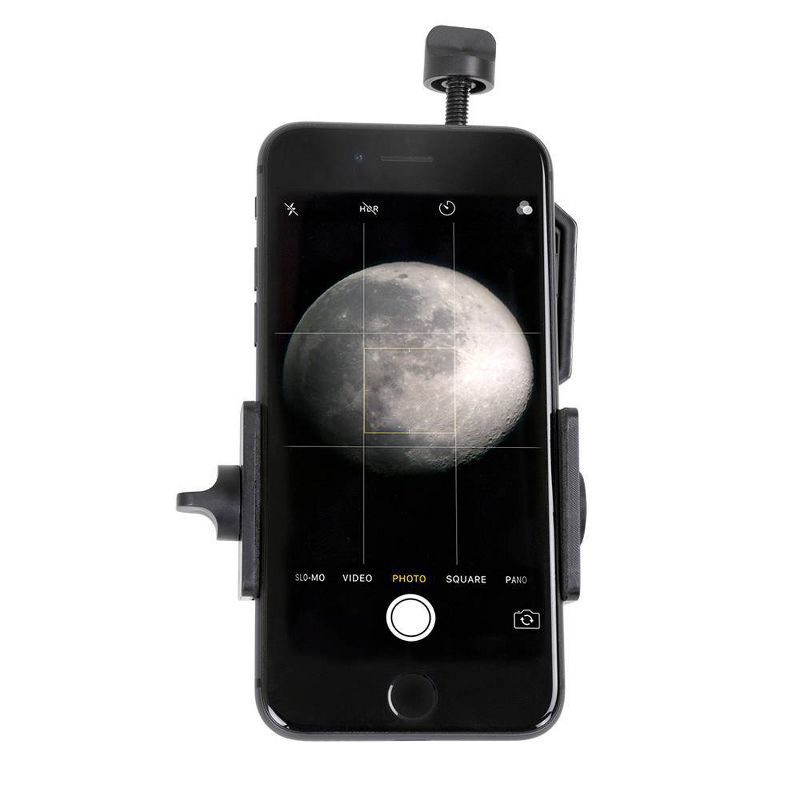 Celestron Powerseeker 80AZS Telescope with Basic Smartphone Adapter - Black