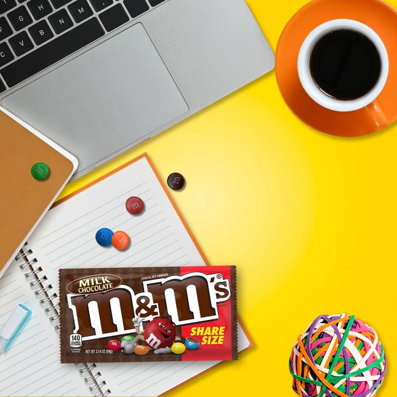 M&M's King Size Milk Chocolate Candies - 3.14oz