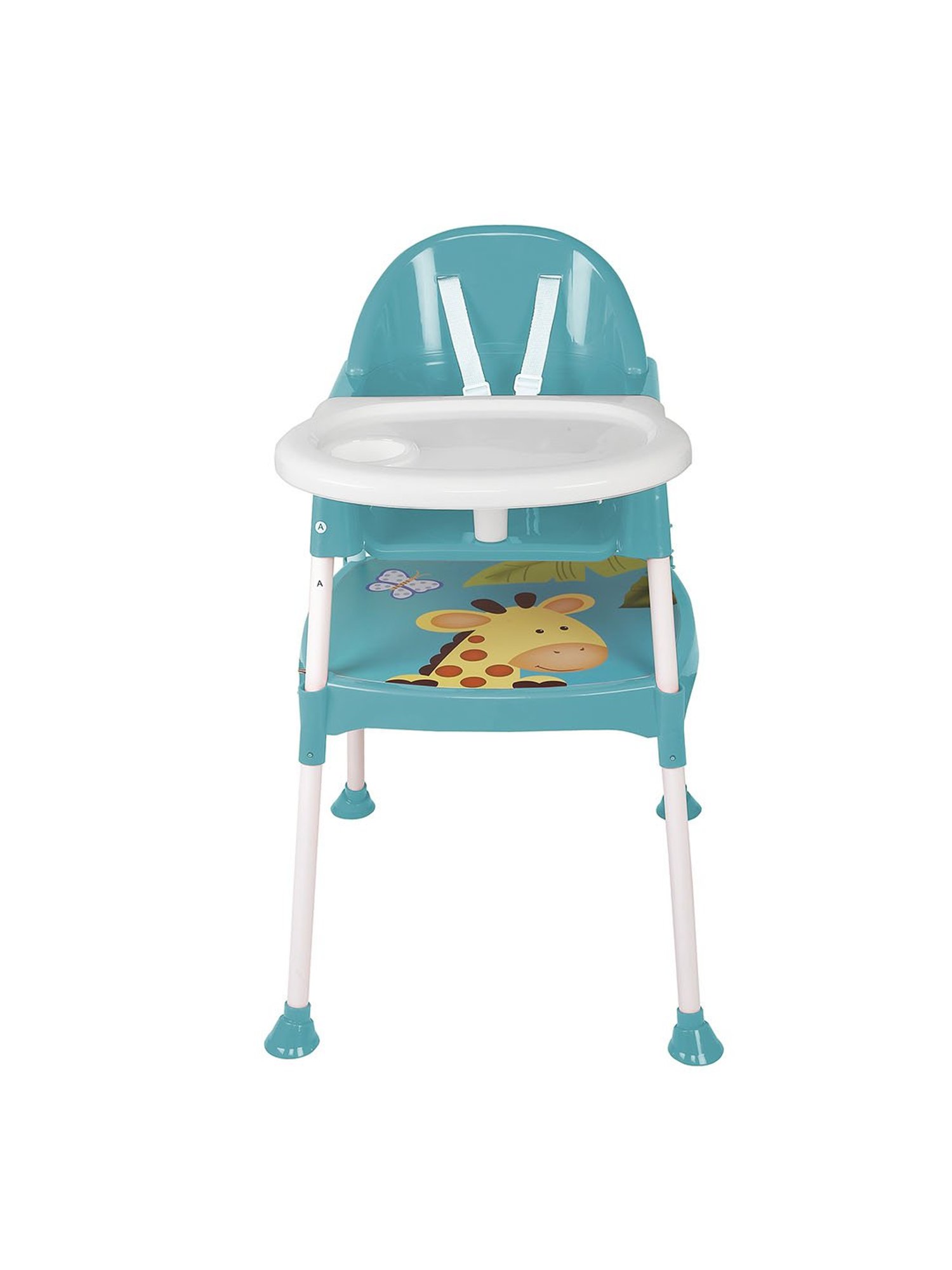 Baby Moo Giraffe Teal High Dining Chair