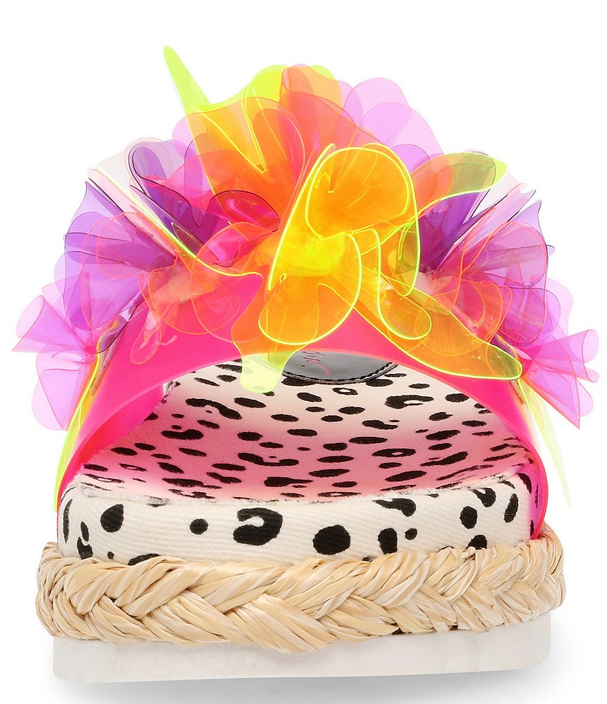 Betsey Johnson Marge Printed Flatform Espadrilles