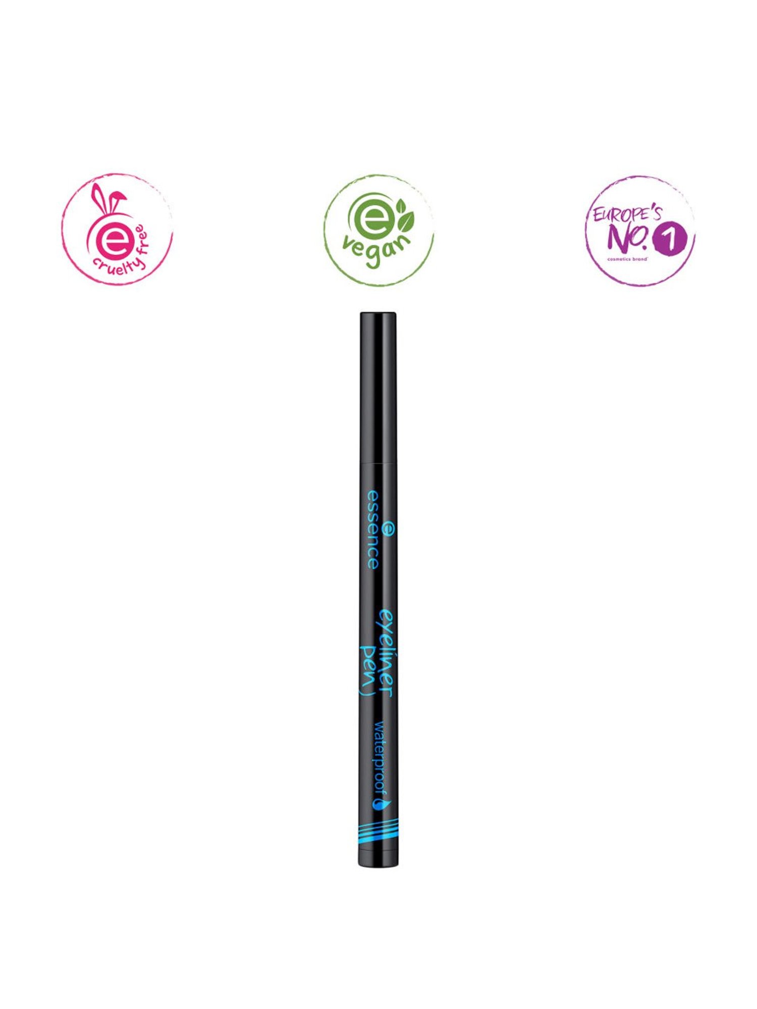 Essence Eyeliner Pen Waterproof 01 Deep Black - 1 ml