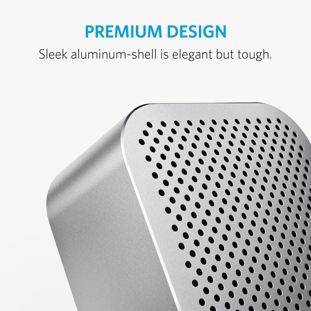 Anker Bluetooth Wireless Speaker with Big Sound and Hands-Free Calling - Gray