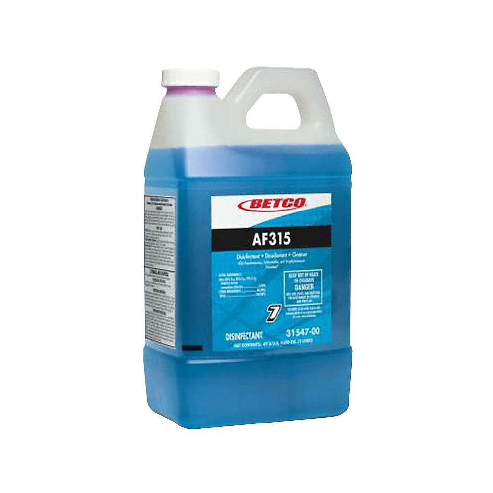 Betco&reg; AF315 Disinfectant Cleaner, Citrus Floral Scent, 2 Liter, Case Of 4