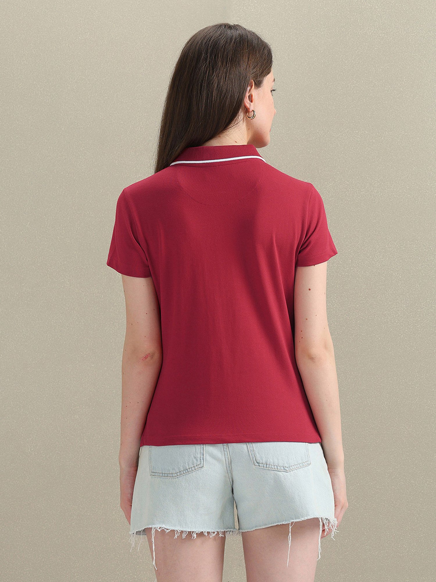 U.S. Polo Assn. Red Regular Fit Polo T-Shirt