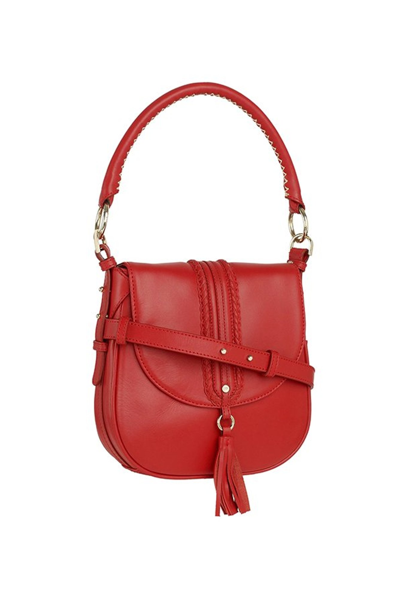 Tohl Avon Black Solid Medium Handbag