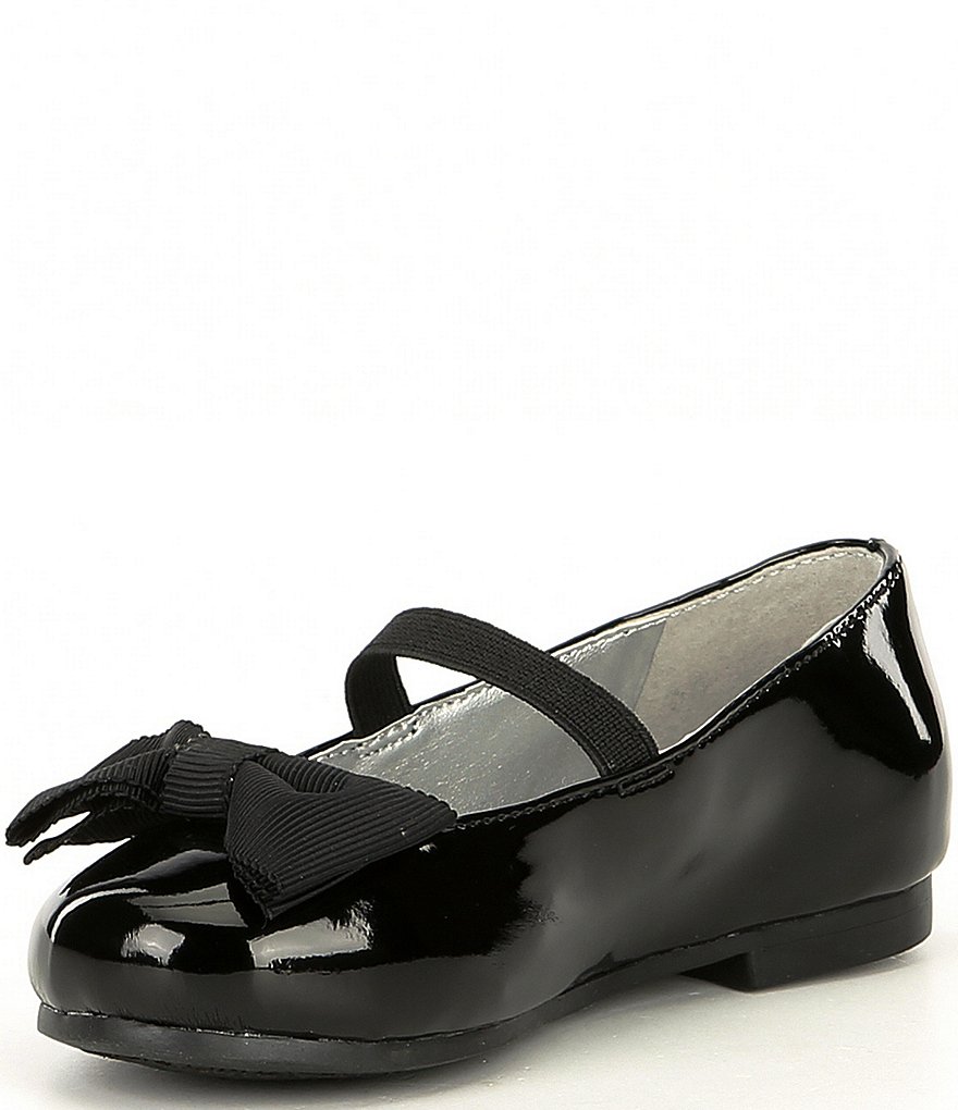 Copper Key Girls' Joyyful-T Patent Bow Ballet Flats (Infant)