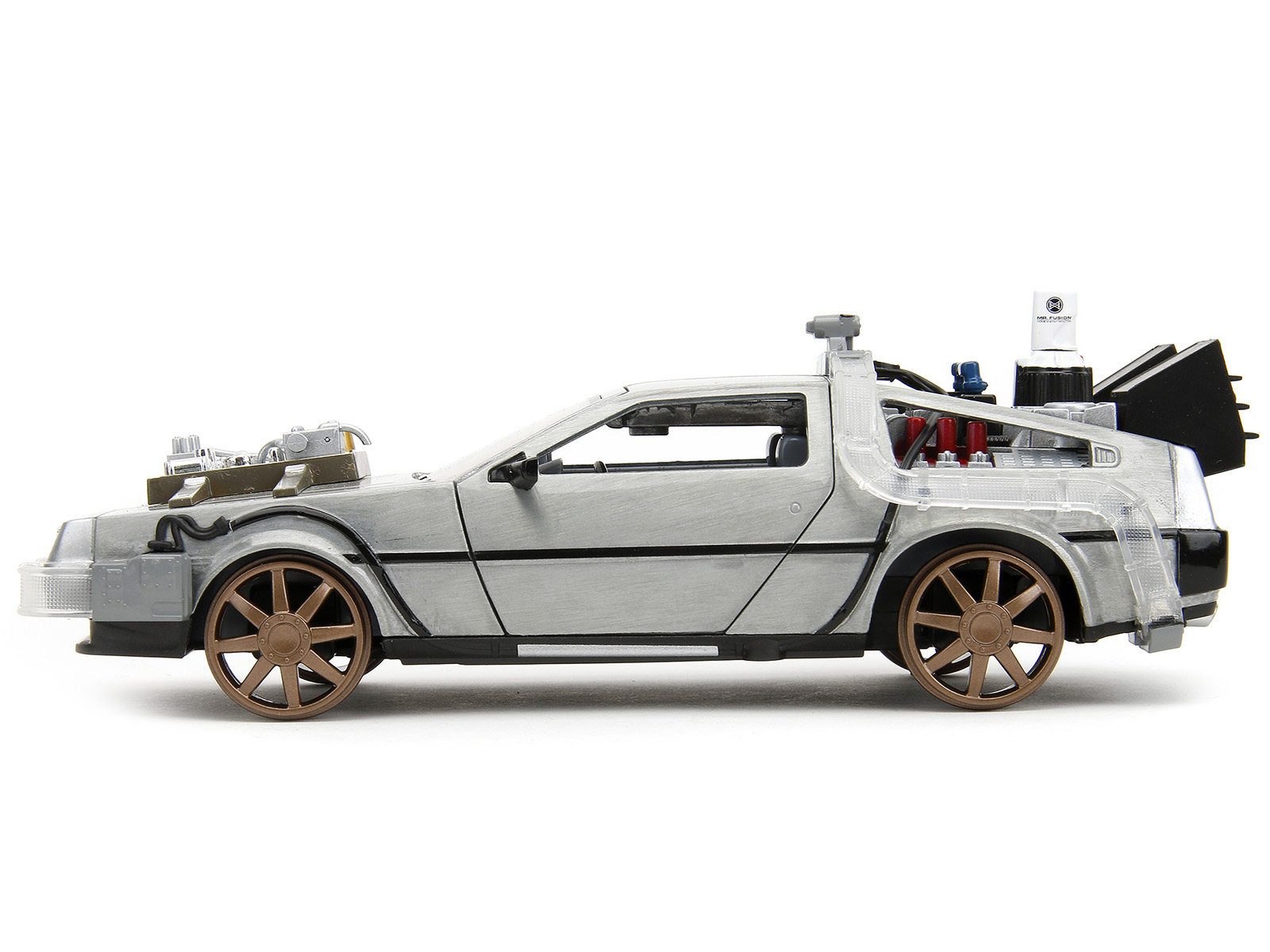DMC DeLorean Time Machine with Doc Brown Figure "Back to the Future" (1985) Movie Diecast Model Car by Corgi