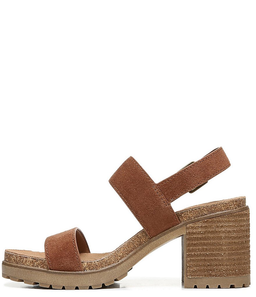 Zodiac Lola Suede Block Heel Sandals