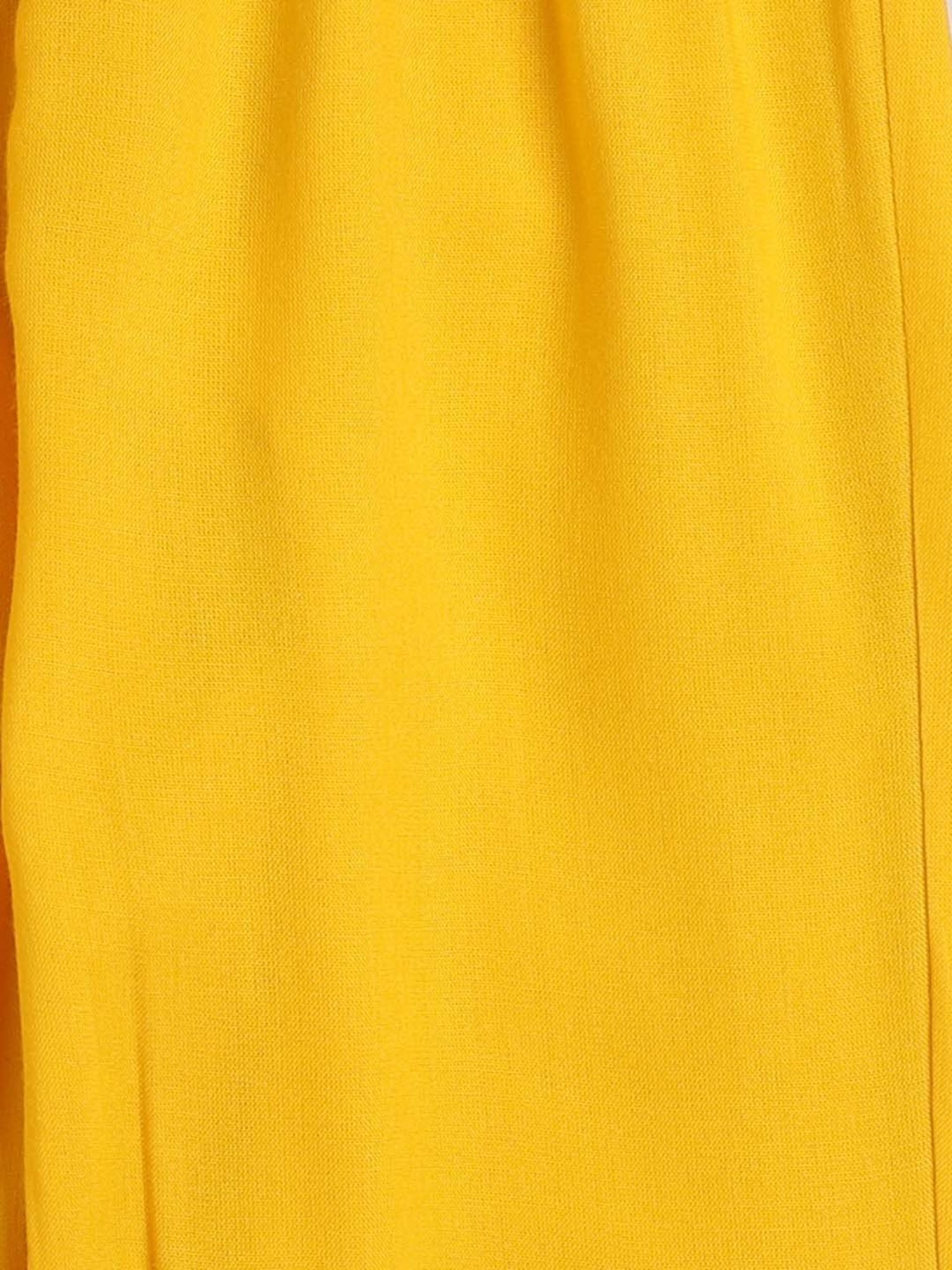 Many Frocks Kids Blue Embellished Top with Plazzos