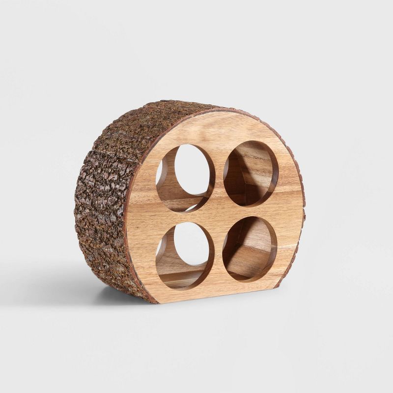 Austin Wine Cart Brown/Black - Linon