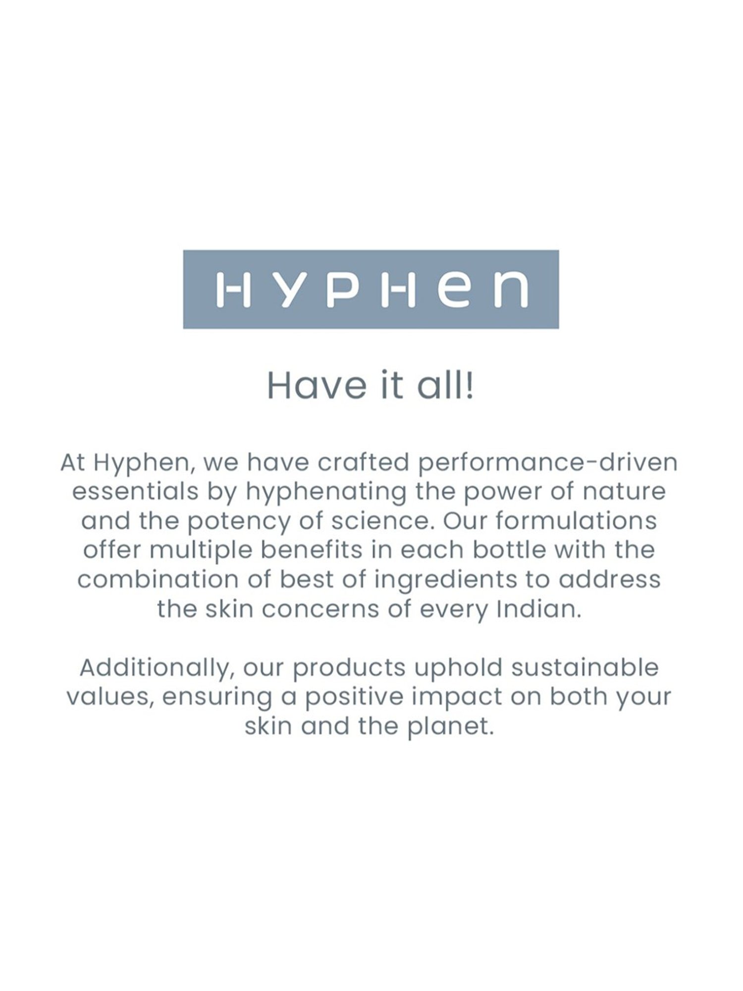 Hyphen Ultra Light Water Sunscreen SPF 50 PA++++ - 50 ml