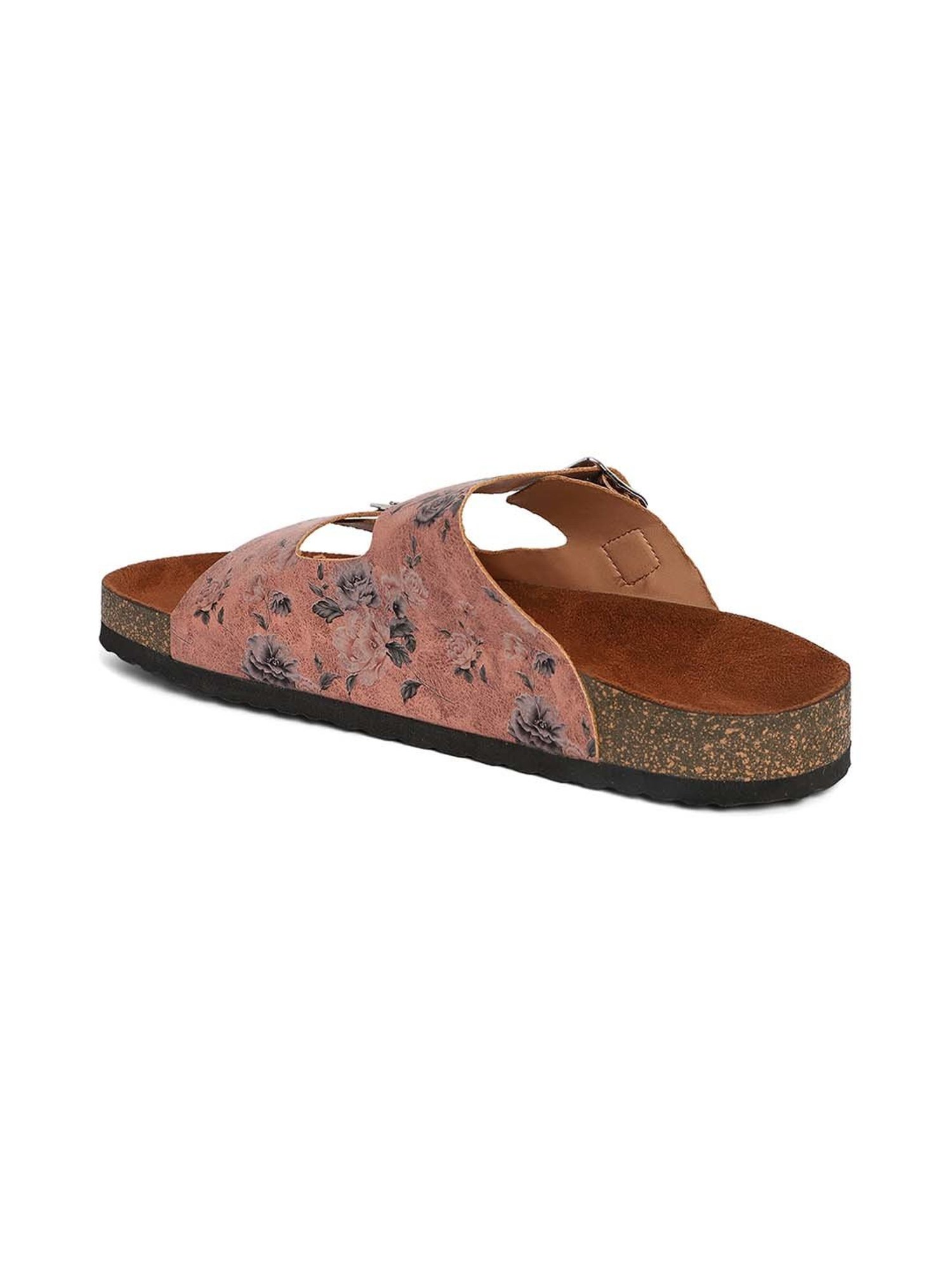 Mozafia Women's Peach Casual Sandals