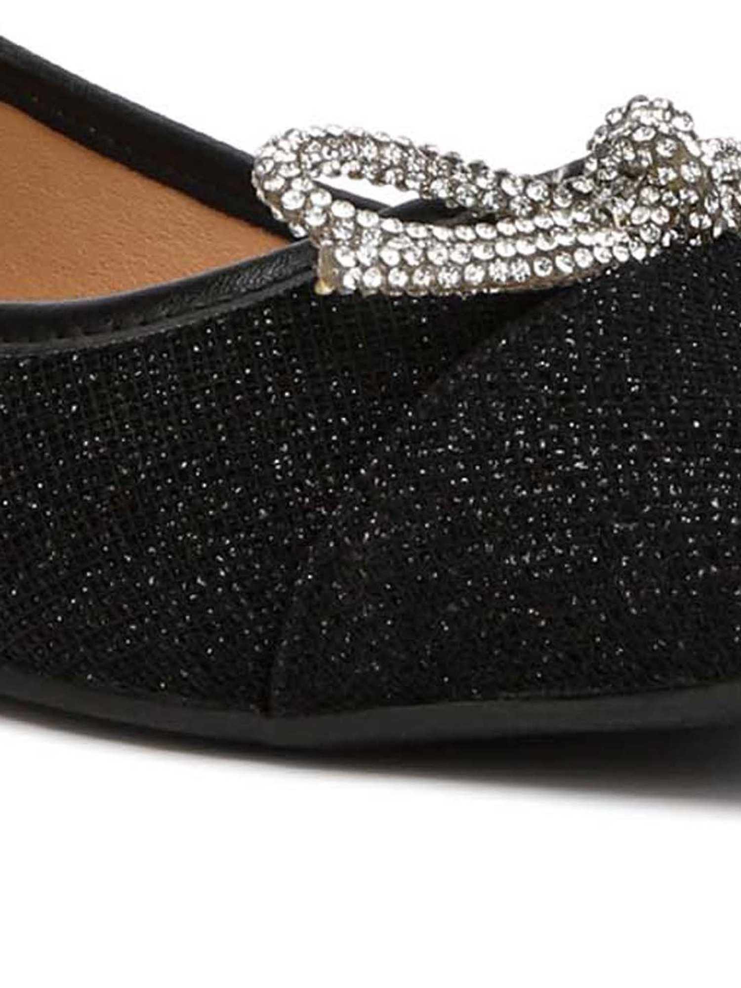 London Rag Women's Black Flat Ballets