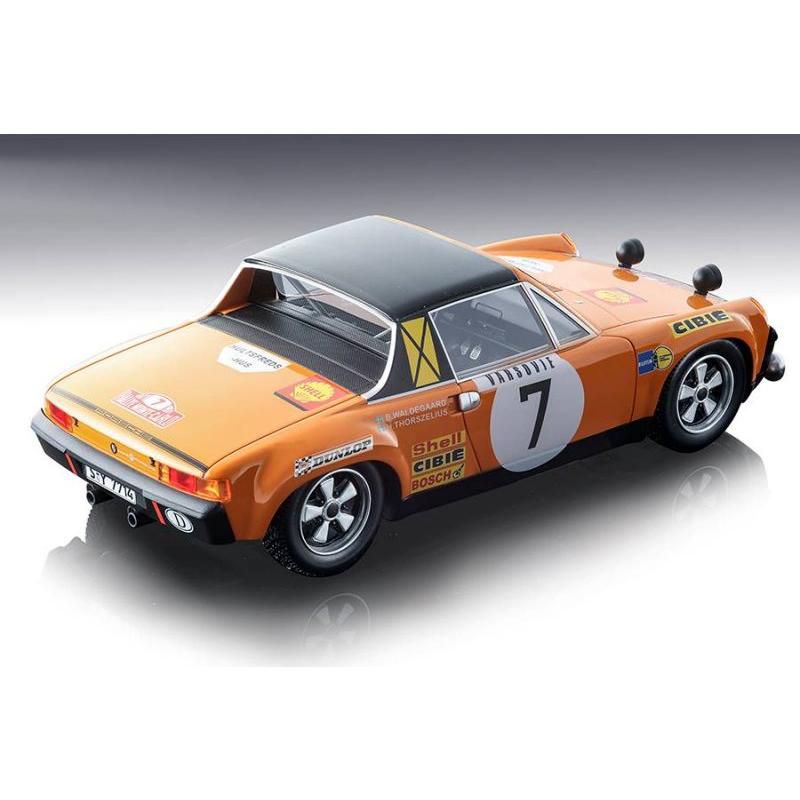 Porsche 914/6 #7 Waldergaard/ Thorszelius 3rd Place Monte Carlo Rally 1971 Ltd Ed 70 pcs 1/18 Model Car by Tecnomodel