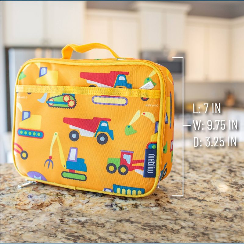 Wildkin Olive Kids' Under Construction Lunch Box