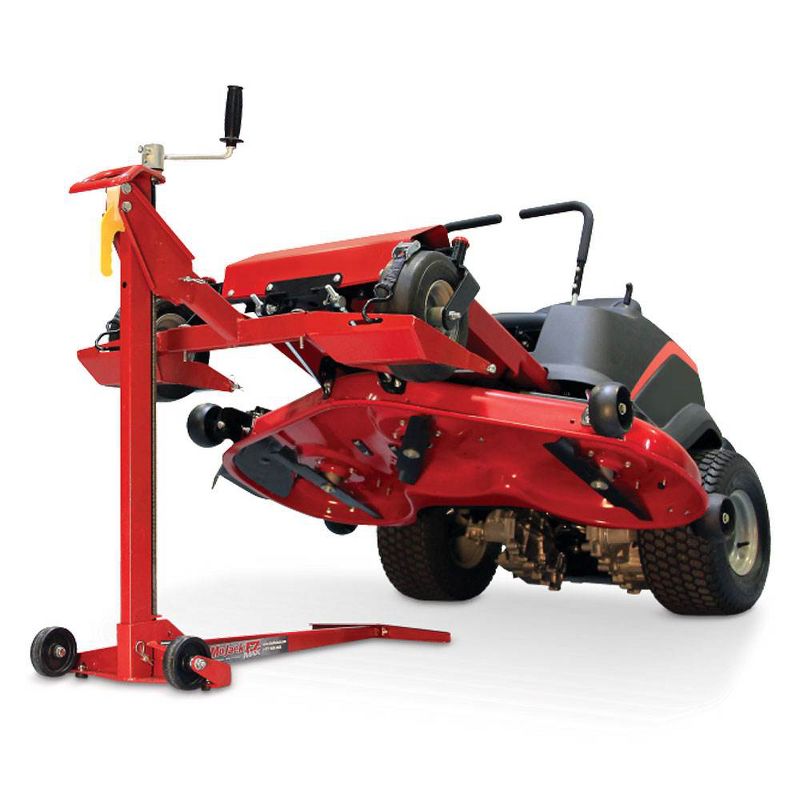 MoJack Flat Folding 450 lb Capacity Riding Lawn Tractor Mower Lift Jack, EZMAX