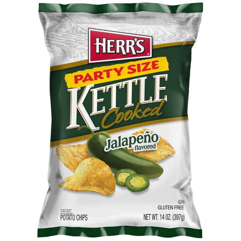 Herr's Foods Jalapeno Kettle Chips - 14oz