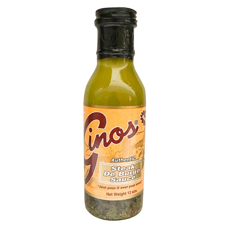 Gino's Steak De Burgo Sauce - 12 fl oz Bottle