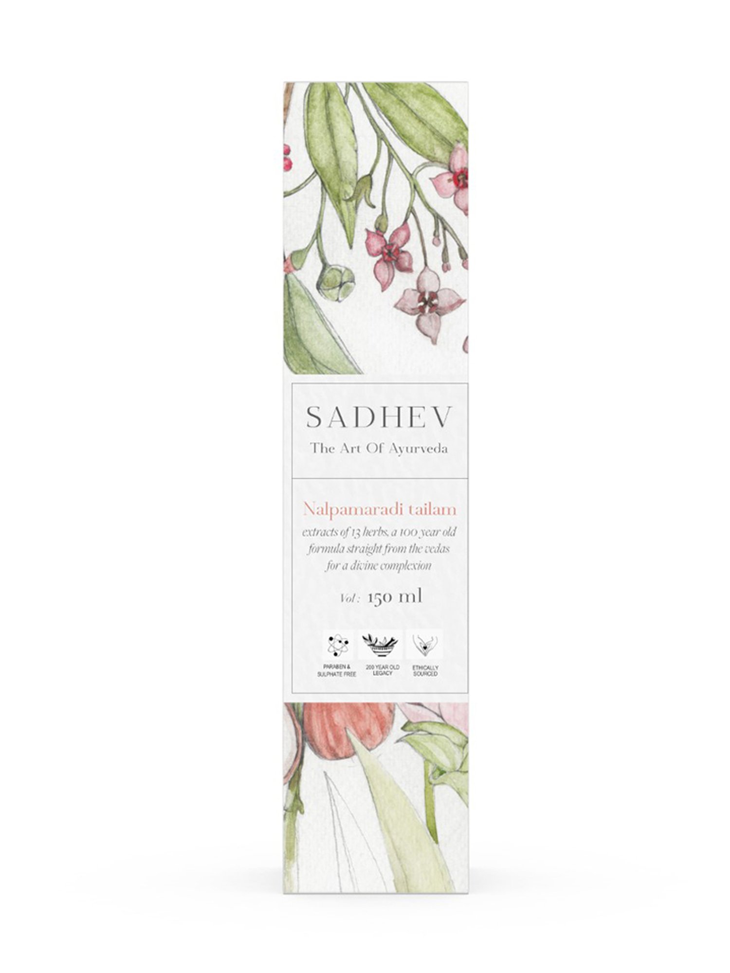 SADHEV The Art Of Ayirveda Nalpamaradi Tailam - 150 ml